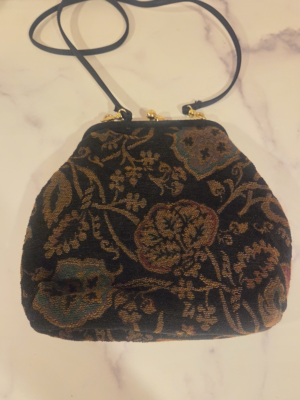 Liz Claiborne vintage 80's tapestry bag - Picture 2 of 9
